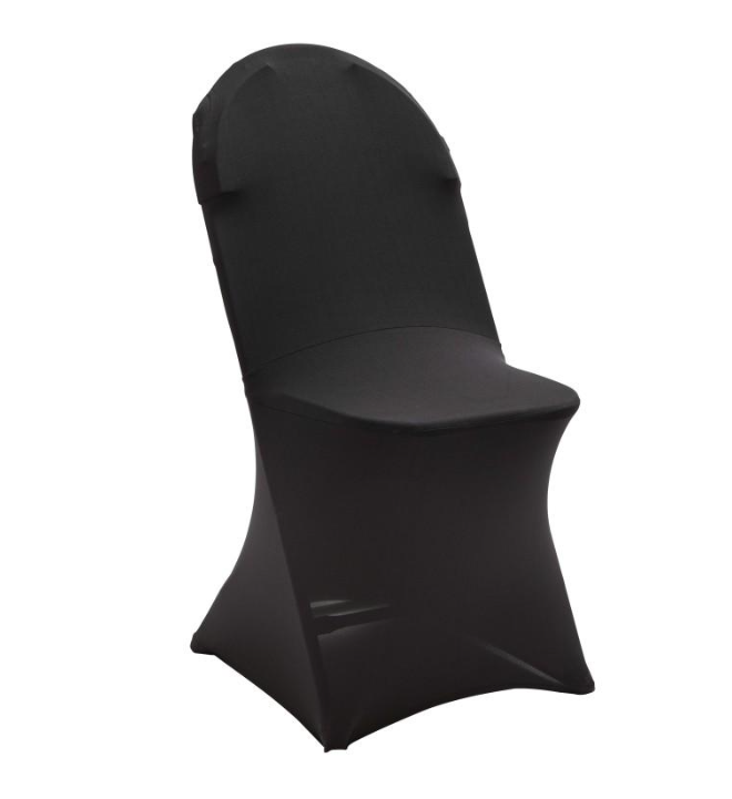 housse de chaise noire extensible