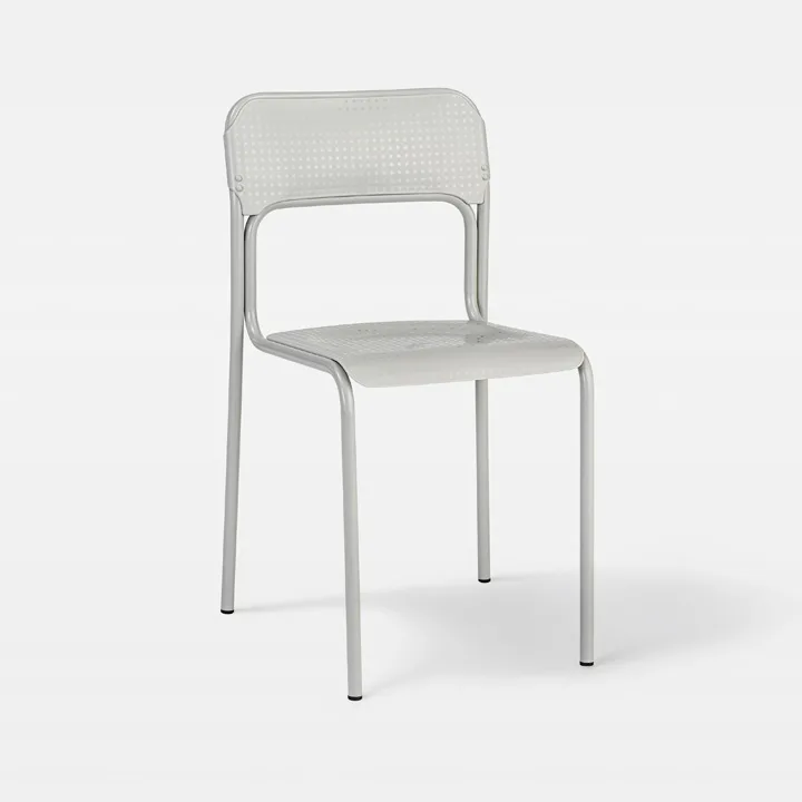 Chaise gris clair Evelin