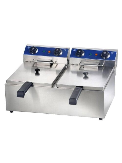 Friteuse électrique 2X8L 2 prises de 230V