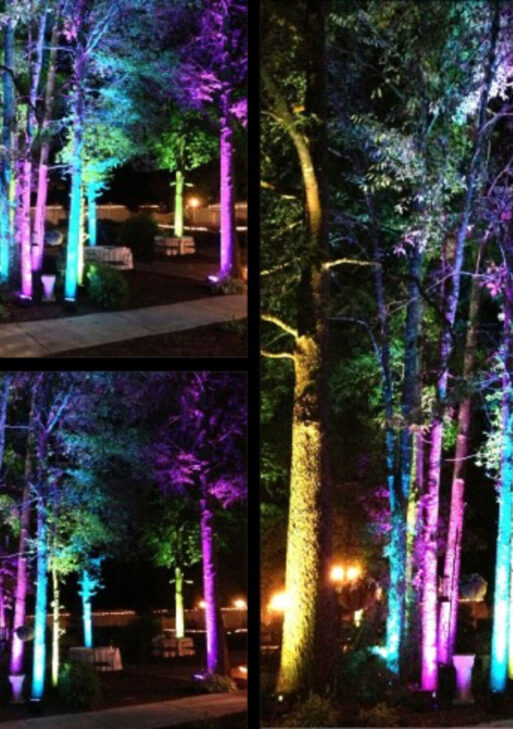 Lumière extérieure RGB