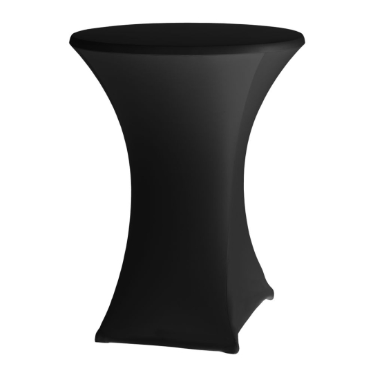 Nappe mange-debout noire
