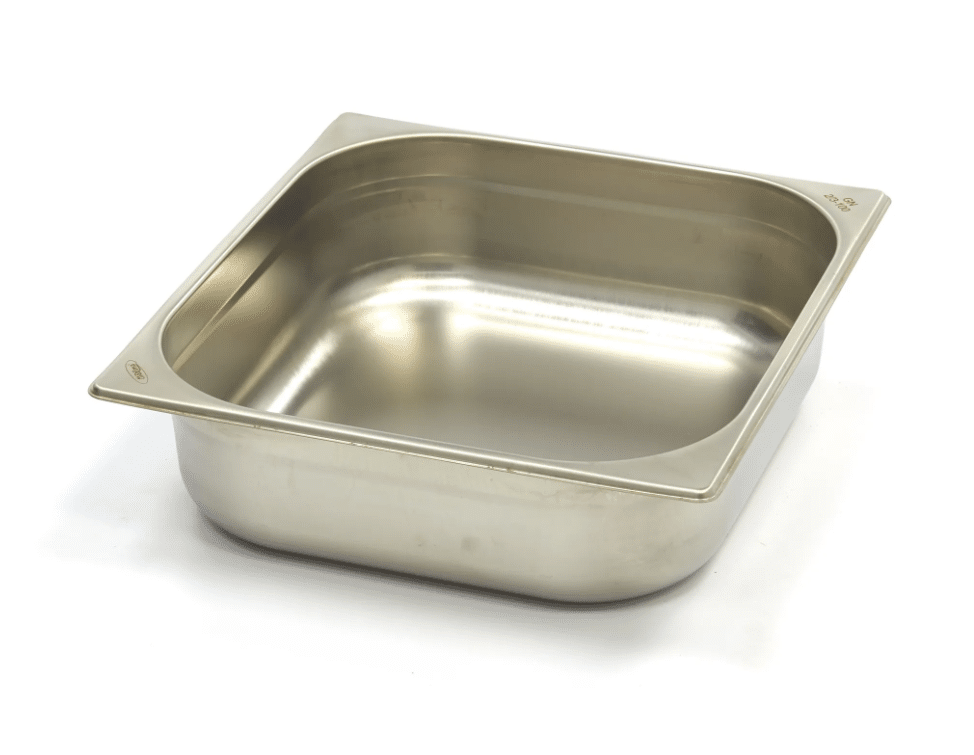 Récipient gastronorm - 2/3 GN - profondeur 10 cm - acier inoxydable