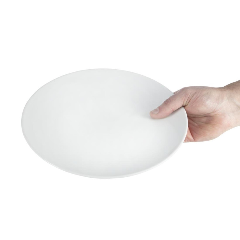 Assiettes plates rondes 250mm lot de 12 ref u079 olympia (1) - LBA Location