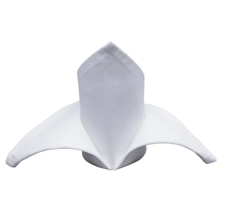 Serviettes en tissu noir vue 2 – location événementielle LBA