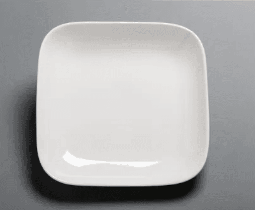 Assiette creuse carrée 22cm - Match
