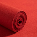 Rouleau de moquette rouge 1 x 25 m en polyester 250g/m² - Image 2