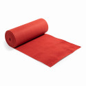 Rouleau de moquette rouge 1 x 25 m en polyester 250g/m²